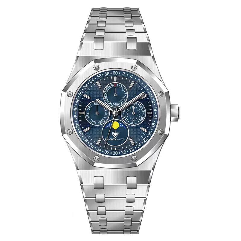Wholesale 5ATM Watches Lunar Calendar Function Quartz Man's Watch BL-6021