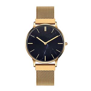 Plating Color Factory Price Ladies Mesh Watch Simple Style Custom Logo Watch BF-2015