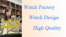 Samples are brought for checking the quality of the watches.